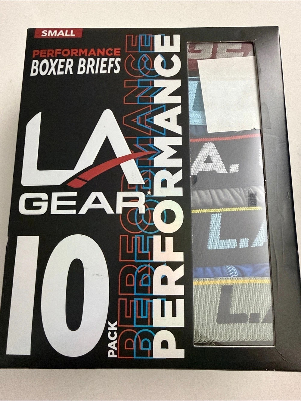 A. Gear Performance Boxer Briefs 10-Pack Size Small NWT